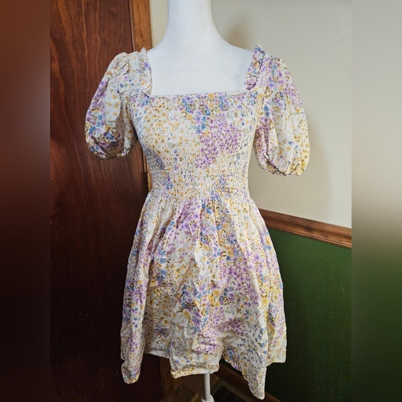 1 STATE floral dress Womens XS - Picture 2 of 6